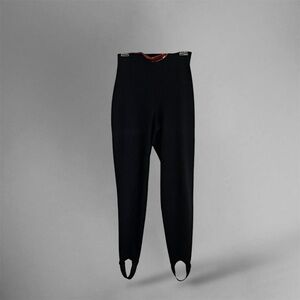 Stirrup Pants Effortless Black 80's Vintage Book-Nook Messy Hair Don't Care Look